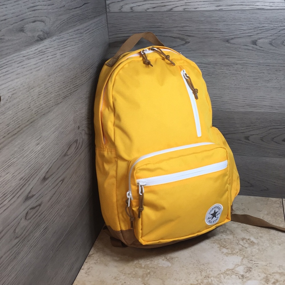 Converse Backpack Go Univer Gold/Burnt Caram/White - Picture 3 of 8